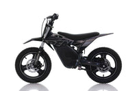 RFN Warrior Kids SX-E350, 36V Kids Electric Dirt Bike, 350W Motor, 36V 5Ah Lithium Battery, 3 Speed Modes up to 18.6 MPH, 140mm Front & Rear Disc Brakes, 14 Inch Alloy Wheels, Ages 4-8
