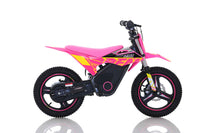 RFN Warrior Kids SX-E350, 36V Kids Electric Dirt Bike, 350W Motor, 36V 5Ah Lithium Battery, 3 Speed Modes up to 18.6 MPH, 140mm Front & Rear Disc Brakes, 14 Inch Alloy Wheels, Ages 4-8