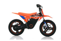 RFN Warrior Kids SX-E500, 36V Kids Electric Dirt Bike, 500W Motor, 36V 7.5Ah Lithium Battery, 3 Speed Modes up to 21.7 MPH, 140mm Front & Rear Oil Pump Disc Brakes, 14 Inch Alloy Wheels, Ages 4-8