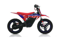 RFN Warrior Kids SX-E500, 36V Kids Electric Dirt Bike, 500W Motor, 36V 7.5Ah Lithium Battery, 3 Speed Modes up to 21.7 MPH, 140mm Front & Rear Oil Pump Disc Brakes, 14 Inch Alloy Wheels, Ages 4-8