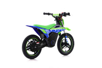 RFN Warrior Kids SX-E500, 36V Kids Electric Dirt Bike, 500W Motor, 36V 7.5Ah Lithium Battery, 3 Speed Modes up to 21.7 MPH, 140mm Front & Rear Oil Pump Disc Brakes, 14 Inch Alloy Wheels, Ages 4-8