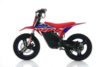RFN Warrior Kids SX-E500, 36V Kids Electric Dirt Bike, 500W Motor, 36V 7.5Ah Lithium Battery, 3 Speed Modes up to 21.7 MPH, 140mm Front & Rear Oil Pump Disc Brakes, 14 Inch Alloy Wheels, Ages 4-8