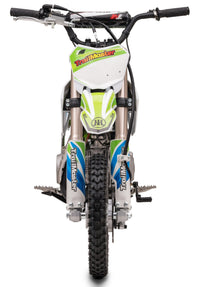 TrailMaster JHL SK110-ES 107cc Youth Dirt Bike, Fuel Injected, Semi-Automatic 4-Speed, Inverted Front Forks, 25 Inch Seat Height