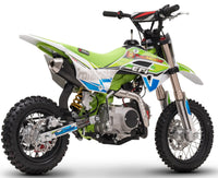 TrailMaster JHL SK110-ES 107cc Youth Dirt Bike, Fuel Injected, Semi-Automatic 4-Speed, Inverted Front Forks, 25 Inch Seat Height