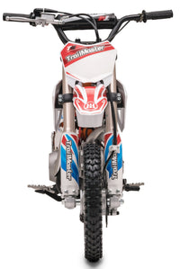 TrailMaster JHL SK110-ES 107cc Youth Dirt Bike, Fuel Injected, Semi-Automatic 4-Speed, Inverted Front Forks, 25 Inch Seat Height