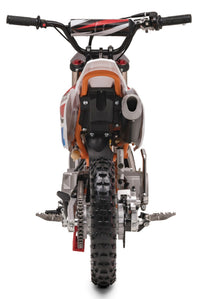 TrailMaster JHL SK110-ES 107cc Youth Dirt Bike, Fuel Injected, Semi-Automatic 4-Speed, Inverted Front Forks, 25 Inch Seat Height