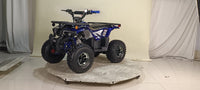 RPS DYNO 125cc Mid Size Youth ATV, Automatic with Reverse, Chrome Rims, Brush Guard, LED Head Lights, Electric Start