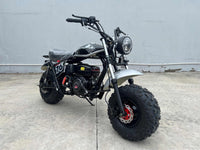 Trailmaster Mini Bike Hurricane 200 Pro, Electric start, front and rear brakes, 196cc, Head Light, 28.4 inch seat  height