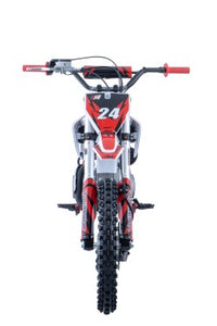 Trailmaster TM24 Dirt Bike 124cc, New for 2024, 17 Inch Front Tire, Electric Start, 32.7 Inch seat height  Semi Automatic, 4 speed