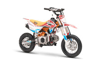 Trailmaster JHL PRO SK110S, Semi Automatic 4 speed, Electric Start, 12 inch front tire, Inverted Front Forks, 25 inch seat height,