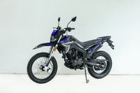 TrailMaster RMX250 223cc Adult Dual Sport Dirt Bike, Haojue Balance Shaft Engine, 5-Speed Manual, Electric and Kick Start, Inverted Front Forks, 19/17-Inch Wheels, LED Headlight