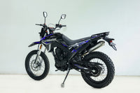 TrailMaster RMX250 223cc Adult Dual Sport Dirt Bike, Haojue Balance Shaft Engine, 5-Speed Manual, Electric and Kick Start, Inverted Front Forks, 19/17-Inch Wheels, LED Headlight