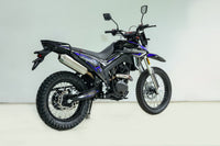 TrailMaster RMX250 223cc Adult Dual Sport Dirt Bike, Haojue Balance Shaft Engine, 5-Speed Manual, Electric and Kick Start, Inverted Front Forks, 19/17-Inch Wheels, LED Headlight