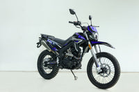 TrailMaster RMX250 223cc Adult Dual Sport Dirt Bike, Haojue Balance Shaft Engine, 5-Speed Manual, Electric and Kick Start, Inverted Front Forks, 19/17-Inch Wheels, LED Headlight