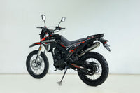 TrailMaster RMX250 223cc Adult Dual Sport Dirt Bike, Haojue Balance Shaft Engine, 5-Speed Manual, Electric and Kick Start, Inverted Front Forks, 19/17-Inch Wheels, LED Headlight