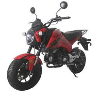 Tao Hellcat 125 124cc Adult Street Bike, 4 Speed Manual, Electric Start, Telescoping Front Forks, Front & Rear Disc Brakes, 12 Inch Alloy Wheels, Full Light Package