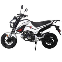 Tao Hellcat 125 124cc Adult Street Bike, 4 Speed Manual, Electric Start, Telescoping Front Forks, Front & Rear Disc Brakes, 12 Inch Alloy Wheels, Full Light Package