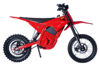 Viscena Viper, 48V Electric Dirt Bike, 3000W Peak Power, 21Ah Lithium-Ion Battery, 3 Speed Modes, Hydraulic Disc Brakes, Front and Rear Hydraulic Suspension, Headlight, Horn, 420 Chain, 14" Front 12" Rear Wheels, 28" Seat Height