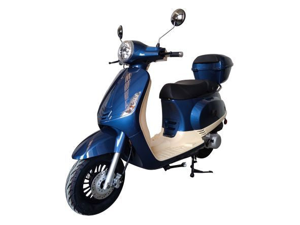 Regency Carmel 150cc scooter  European design, Free Trunk, Rear View Mirrors [Not CA Legal]