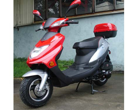 Series Deluxe Large-Size 150cc Roketa Scooter [Not CA Legal], Last one at this price! Red only