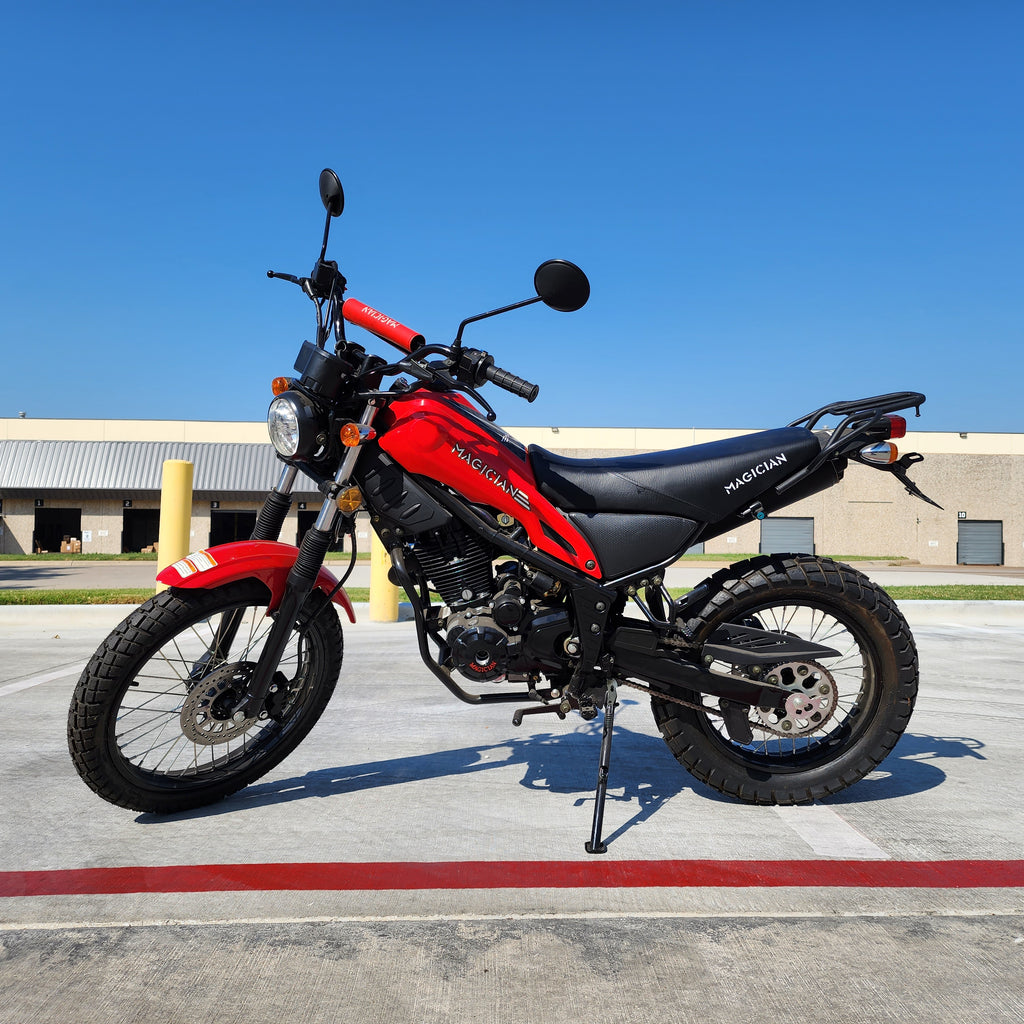 RPS Magician 250 Off Road Dirt Bike, 229cc, Electric Start, Telescopic Front forks, 33.4inch seat height, 19 inch front tire