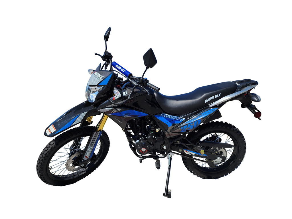 RPS HAWK DLX 250cc Fuel Injected Enduro/Dual Sport 5 Speed, LED headlight and signal lights