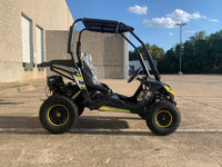 Trailmaster Cheetah 6 163cc  Youth off road go kart with reverse. Speed limiter , remote Kill
