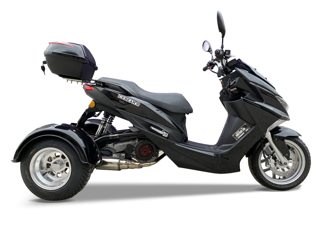 ICE BEAR TRIFECTA 150cc Trikes PST150-2, Automatic Trans, Electric Start, Custom Alloy Rims. CARB