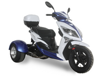 Magic 150cc PST150-9Z All new Wind Shield, Storage Trunk, Chrome Rear Wheels