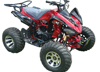 RPS Blizzard 200 Sport ATV - Adult Full Size, 169cc, Automatic with Reverse, 21-Inch Front Tires, Alloy Rims, with Free Battery Charge, up to $49 value