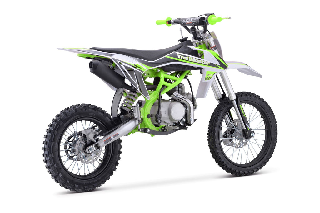 Trailmaster TM29 Dirt Bike, Electric Start, Inverted Front Forks, 17 i