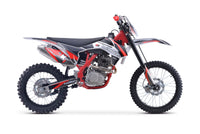 Trailmaster TM33 223cc Dirt Bike. LED Head Light, Manual 5 speed, 21 inch front tire, 37 inch seat height