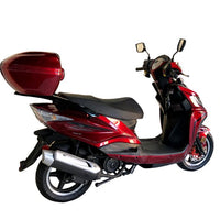 Trailmaster Trophy 50cc, Automatic, Electric Start, Color Matched Locking Trunk (Opitonal) . 12 inch rims