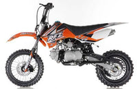 Apollo DB-X5 RFZ Dirt 125CC. 30"Seat Height, 14" Front Tire, 4 Speed Manual Pit Bike-OFF ROAD ONLY