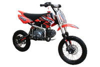 Coolster QG214S Deluxe 125cc Pit/Dirt Bike-14-inch front tire, Semi-automatic trans,29-inch seat height-OFF ROAD ONLY, NOT STREET LEGAL