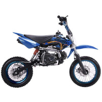 Coolster QG214 Mid 125 Kids Dirt Bike-14 inch front tire, manual transmission, 29.5 inch seat height-OFF ROAD ONLY, NOT STREET LEGAL
