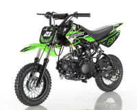 Apollo DB-21 XST 70cc Pit/Dirt Bike Semi-Auto Kids Model 25" Seat Height-OFF ROAD ONLY