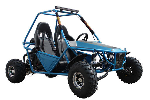 Vitacci Batman 200 Deluxe Go Kart / Buggy - Light Bar and Chrome Rims