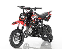 Apollo DB25 70cc Pit/Dirt Bike Kids Fully Automatic, Electric start, 22 inch seat height-OFF ROAD ONLY, NOT STREET LEGAL-