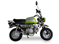 Ice Bear LEO Monkey Bike 125cc, Electric Start, 4 Speed Semi-Automatic, another quality Tribute Bike. CA Legal