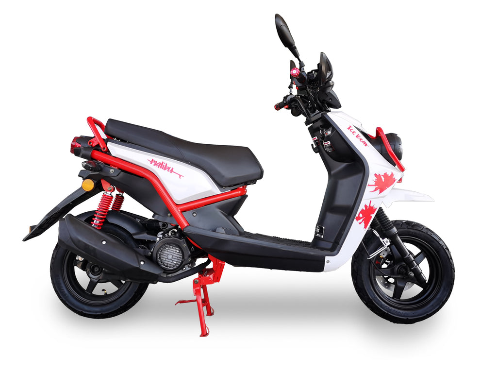 Ice Bear PMZ 150-10 Malibu 150cc fully automatic, 5 spoke Rims, Electric Start, LED Light package. CARB