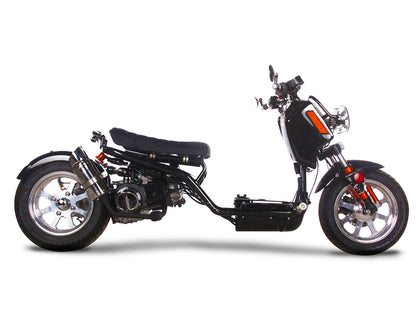 Ice Bear Maddog (Rukus Style) 150cc Scooter GEN IV, Larger rear tire now with rear fender. CA Legal - Motobuys