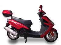 Ice Bear Hawkeye 150cc Scooter with Disc Brakes, 13 Inch rims, Electric Start, Dual Shocks, Telescopic forks