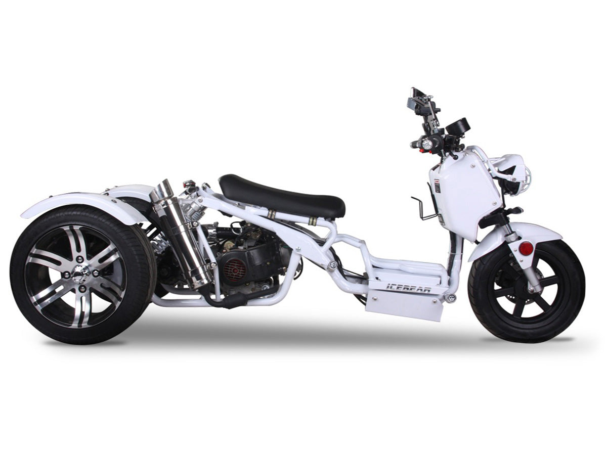ICE BEAR MADDOG PST150-19N trike scooter in white