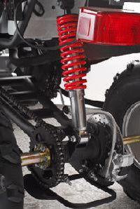 Tao Bull 150 Sport Utility ATV-, Automatic, Reverse, Metal Cargo Racks, 23 Inch Tires, Coil Over Shocks