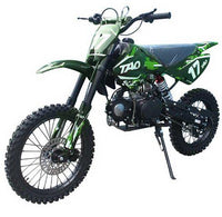 Tao DB-17 - 125cc Deluxe Dirt / Pit Bike 17" front rim  4 Speed manual, 30.72 inch seat height