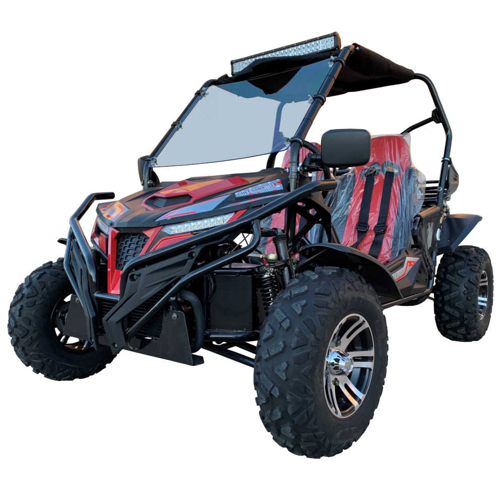 Trailmaster Cheetah 300EX Off Road UTV/Go kart | Fuel Injected Deluxe Adult Version, Center pivot rear end, water cooled motor