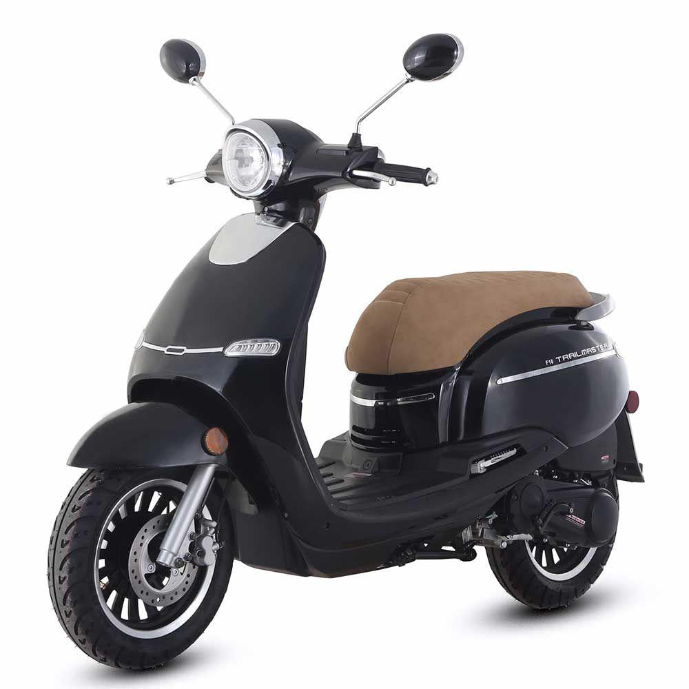 Trailmaster Turino 50, 49.5 cc Moped Scooter, Automatic, Electric Start, LED Lights, Great MPG