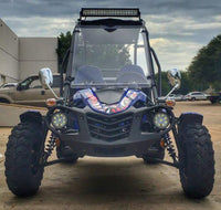 Trailmaster ULTRA Blazer 200X Go Kart  Upgraded frame, Bigger Tires, Body kit, Chrome Rimes, All Terrian Tires