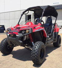 Trailmaster Challenger 300E EFI UTV / side-by-side, 52 Inch Wide, High Back Seats, CVT trans, Intergrated Hitch, Cargo Area, Bimini Top
